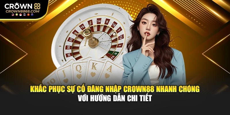 Khắc phục sự cố đăng nhập Crown88 nhanh chóng với hướng dẫn chi tiết